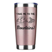 Thumbnail for Hiking Take Me The Mountains 30oz Tumbler Rosegold