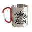 Gone Fishing Carabiner Mug 12oz