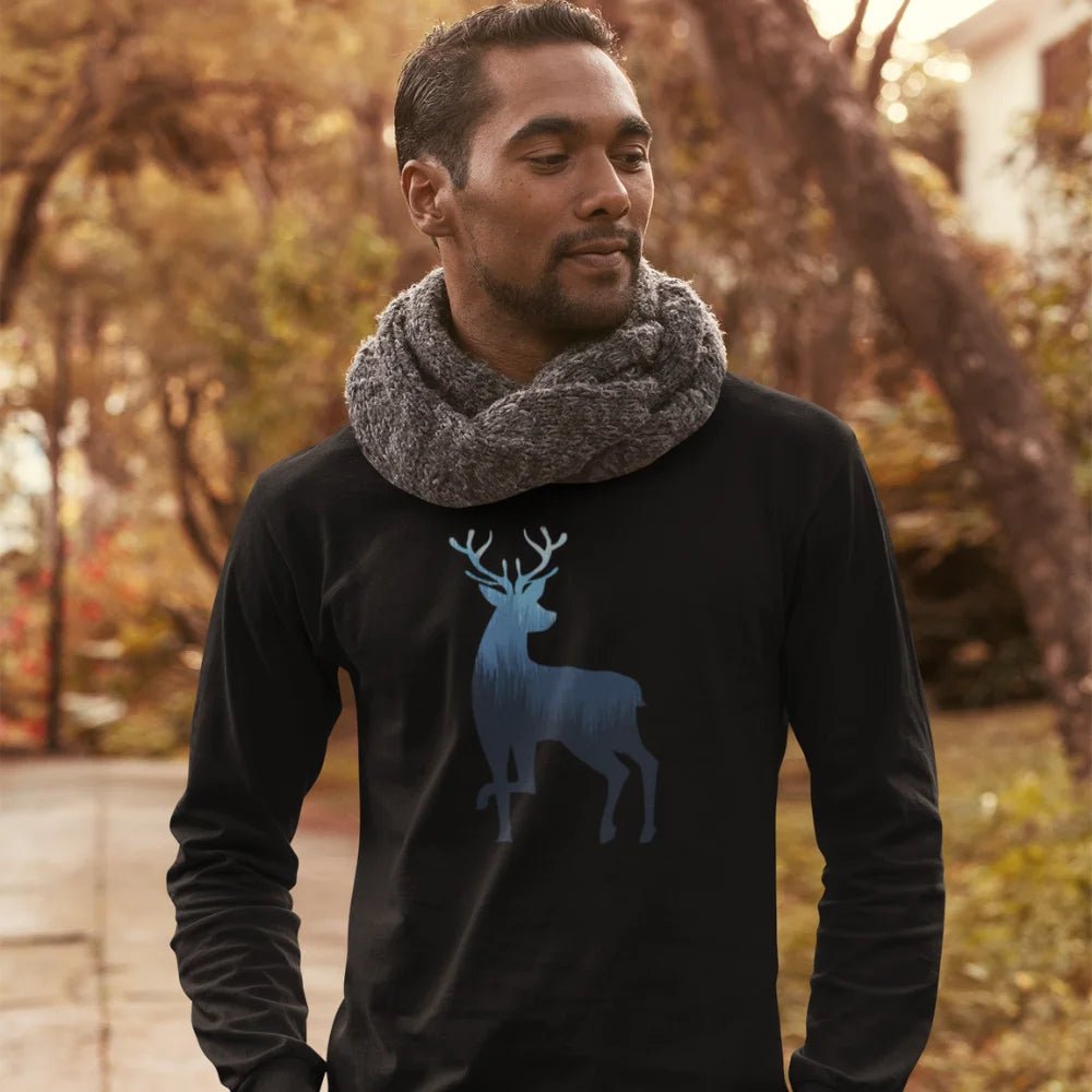 Deer Color 2 Men Long Sleeve