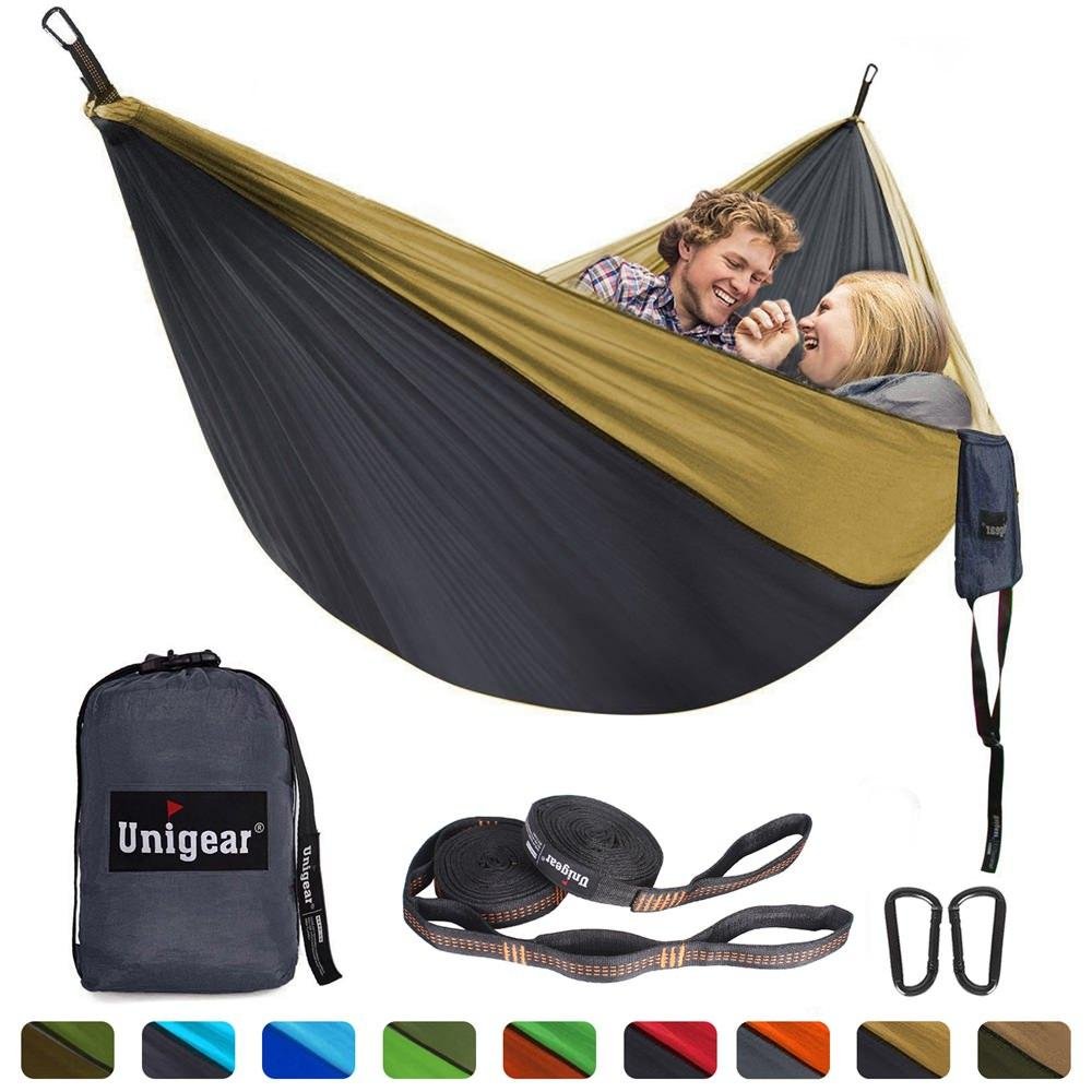 Double/Single Portable Hammock Set