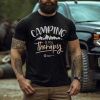 Thumbnail for Camping Is My Therapy Man T-Shirt