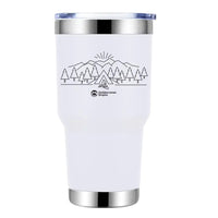 Thumbnail for Camping Triangles 2 30oz Tumbler White