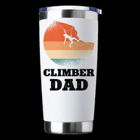 Thumbnail for Climber Dad 20oz Tumbler White
