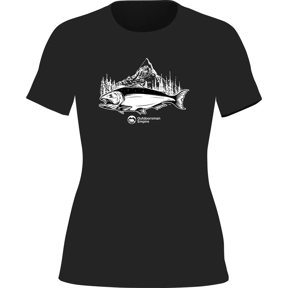 Fishing Mountain T-Shirt for Women