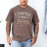 Thumbnail for Camping Is My Therapy Man T-Shirt