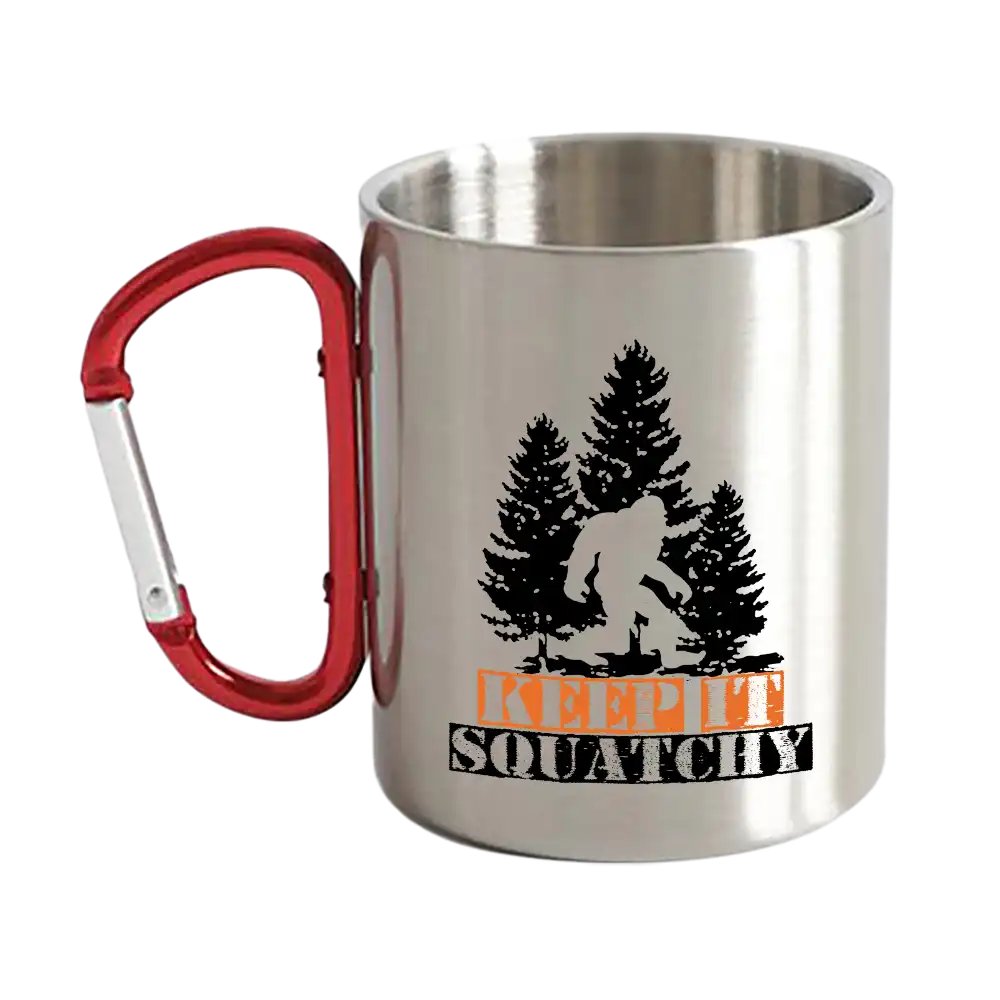 Keep It Squatchy Carabiner Mug 12oz