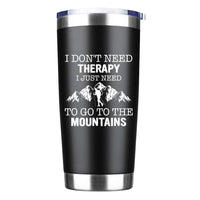 Thumbnail for Hiking I Don't Need Therapy 20oz Insulated Vacuum Sealed Tumbler