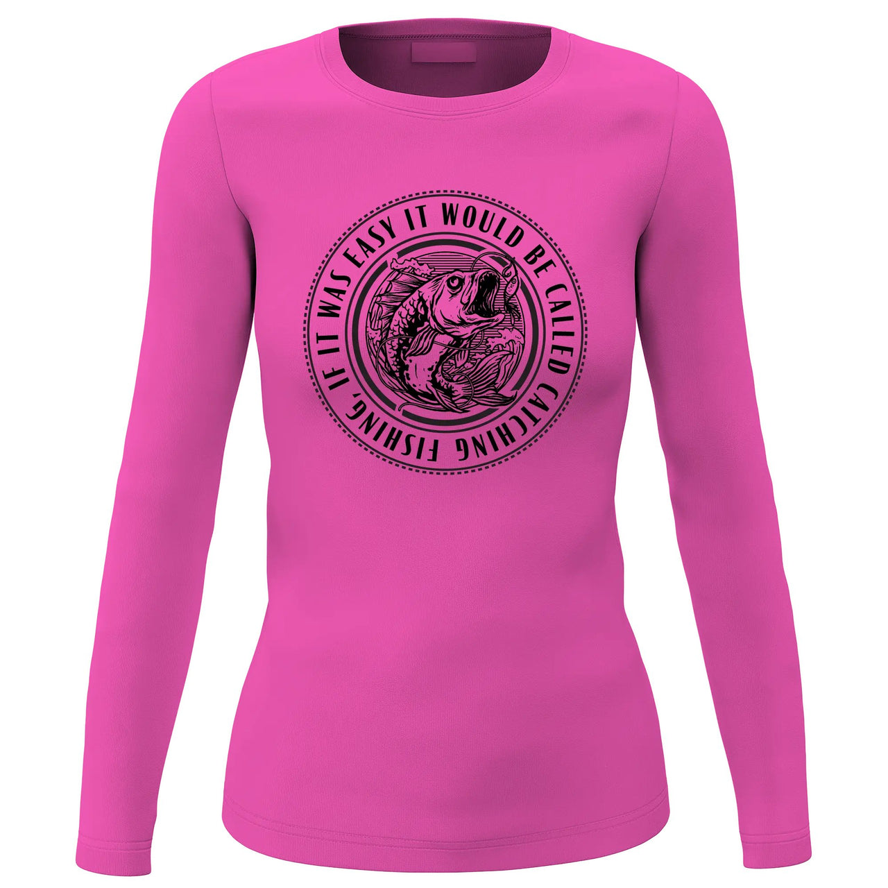 Catching Fishing' Women Long Sleeve Shirt