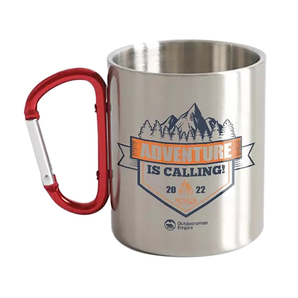 Adventure Is Calling Carabiner Mug 12oz