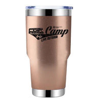 Thumbnail for Camp Trip Live Outdoor 30oz Tumbler Rosegold