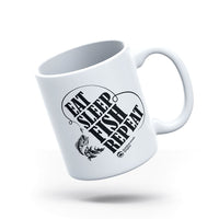 Thumbnail for Eat Sleep Fish Repeat 11oz Mug