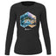 Fishing Geometry' Women Long Sleeve Shirt