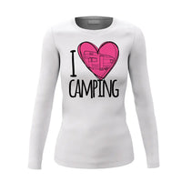 Thumbnail for I Love Camping Women Long Sleeve Shirt