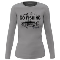 Thumbnail for Eat Sleep Go Fishing Women Long Sleeve Shirt