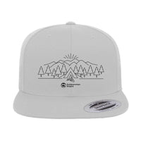 Thumbnail for Camping Triangles Embroidered Flat Bill Cap