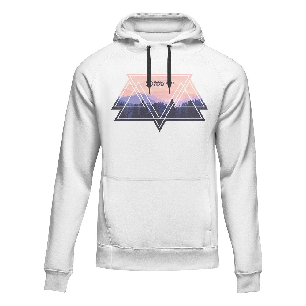 Camping Triangles Unisex Hoodie