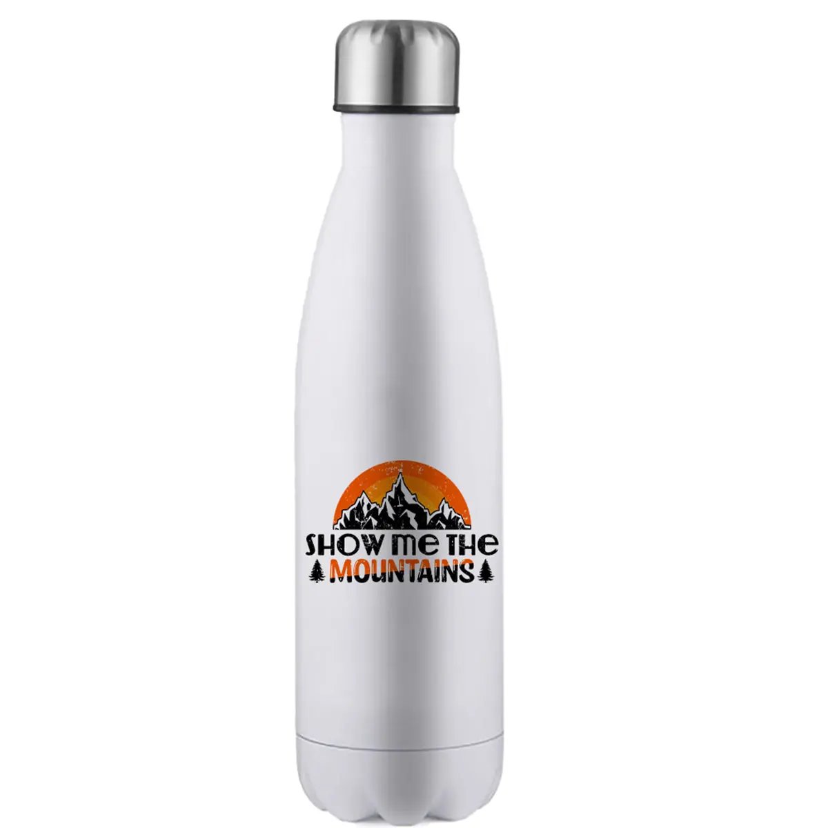 Hiking Show Me To The Mountains Stainless Steel Water Bottle