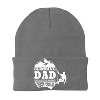 Thumbnail for Climbing Dad Embroidered Beanie