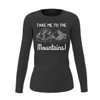 Thumbnail for Hiking Take Me To The Mountains Women Long Sleeve Shirt