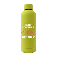Thumbnail for I Fish Like A Girl 17oz Stainless Rubberized Water Bottle