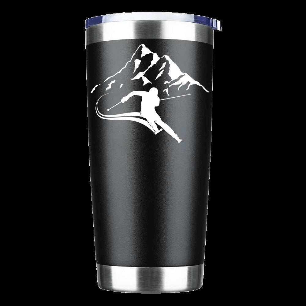 Run From The Avalanche 20oz Insulated Vacuum Sealed Tumbler