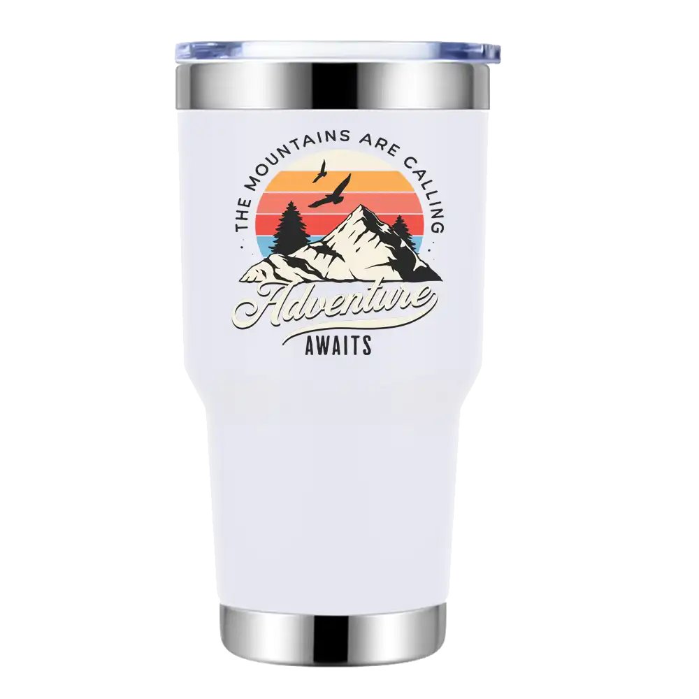 The Mountains Are Calling 30oz Stainless Steel Tumbler
