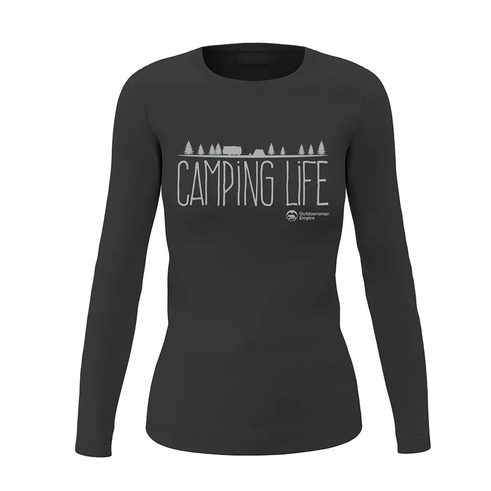 Camping Life Women Long Sleeve Shirt