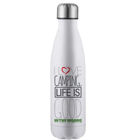 Thumbnail for I Love Camping In The Woods 17oz Stainless Water Bottle