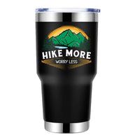 Thumbnail for Hike More Worry Less 30oz Tumbler Black