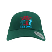 Thumbnail for I Make Fish Come Embroidered Baseball Hat