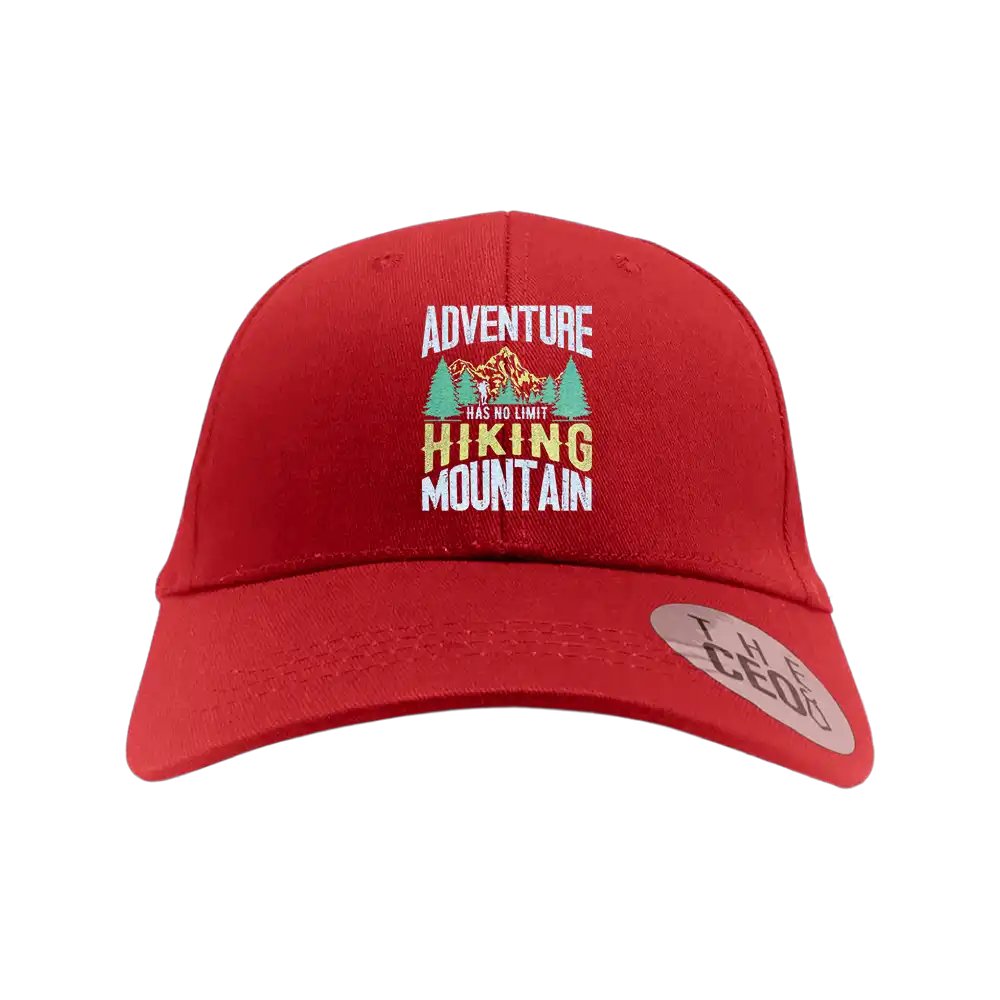 Adventure Has No Limit Embroidered Baseball Hat