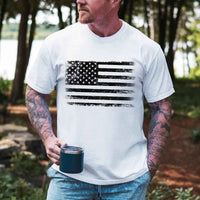 Thumbnail for Rogue Style USA Distressed Flag Unisex T-Shirts