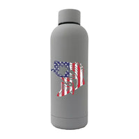Thumbnail for American Flag Fish 17oz Stainless Rubberized Water Bottle