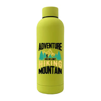 Thumbnail for Adventure Has No Limit 17oz Stainless Rubberized Water Bottle
