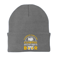 Thumbnail for Weekend Forecast, Camping with 100% Beer Embroidered Beanie