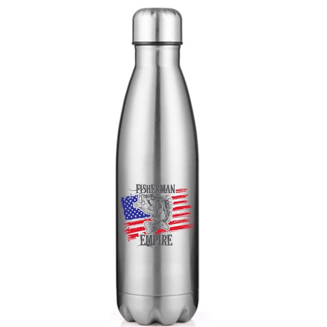 Fisherman American Empire Color Stainless Steel Water Bottle