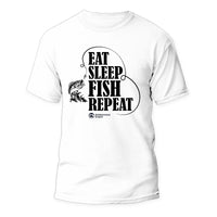 Thumbnail for Eat Sleep Fish Repeat Man T-Shirt