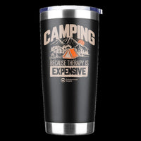 Thumbnail for Camping No Expensive 20oz Tumbler Black