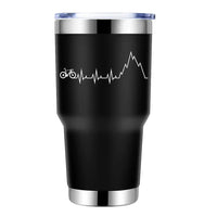 Thumbnail for Mountain Beat 30oz Double Wall Stainless Steel Water Tumbler Black