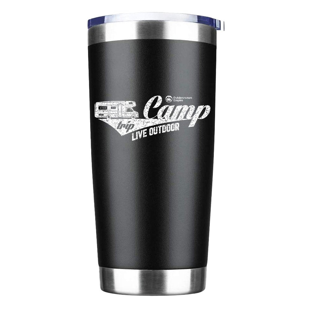 Camp Trip Live Outdoor 20oz Insulated Vacuum Sealed Tumbler