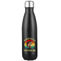 Thumbnail for Women Love Me Fish Hate Me Stainless Steel Water Bottle