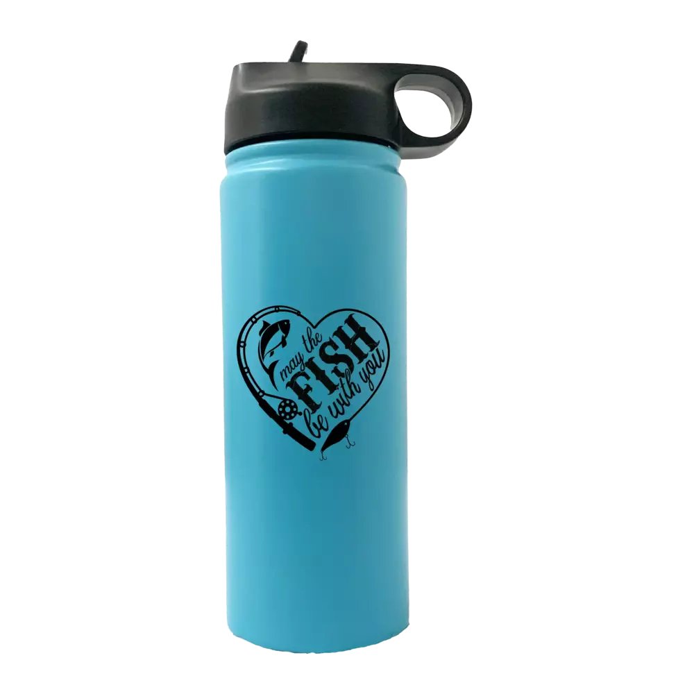 May The Fish Be With You 20oz Sport Bottle