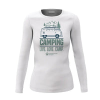 Thumbnail for Camping Live Love Camp Women Long Sleeve Shirt