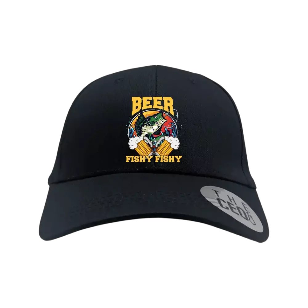 Beer Fishy Fishy 2 Printed Baseball Hat