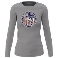 Thumbnail for Outdoorsman Fishing Club Patriotic' Long Sleeve for Women