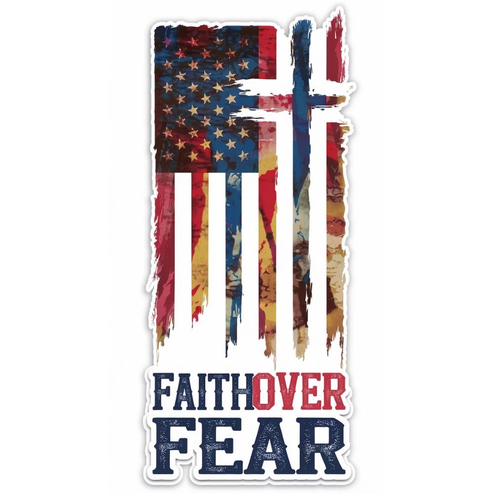 Faith Over Fear Sticker - 22% OFF