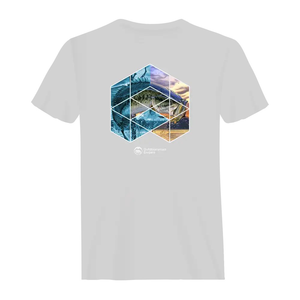 Fishing Geometry Man T-Shirt