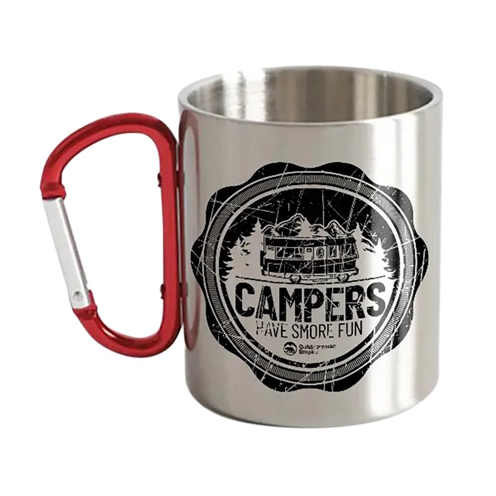 Camping Seal Carabiner Mug 12oz