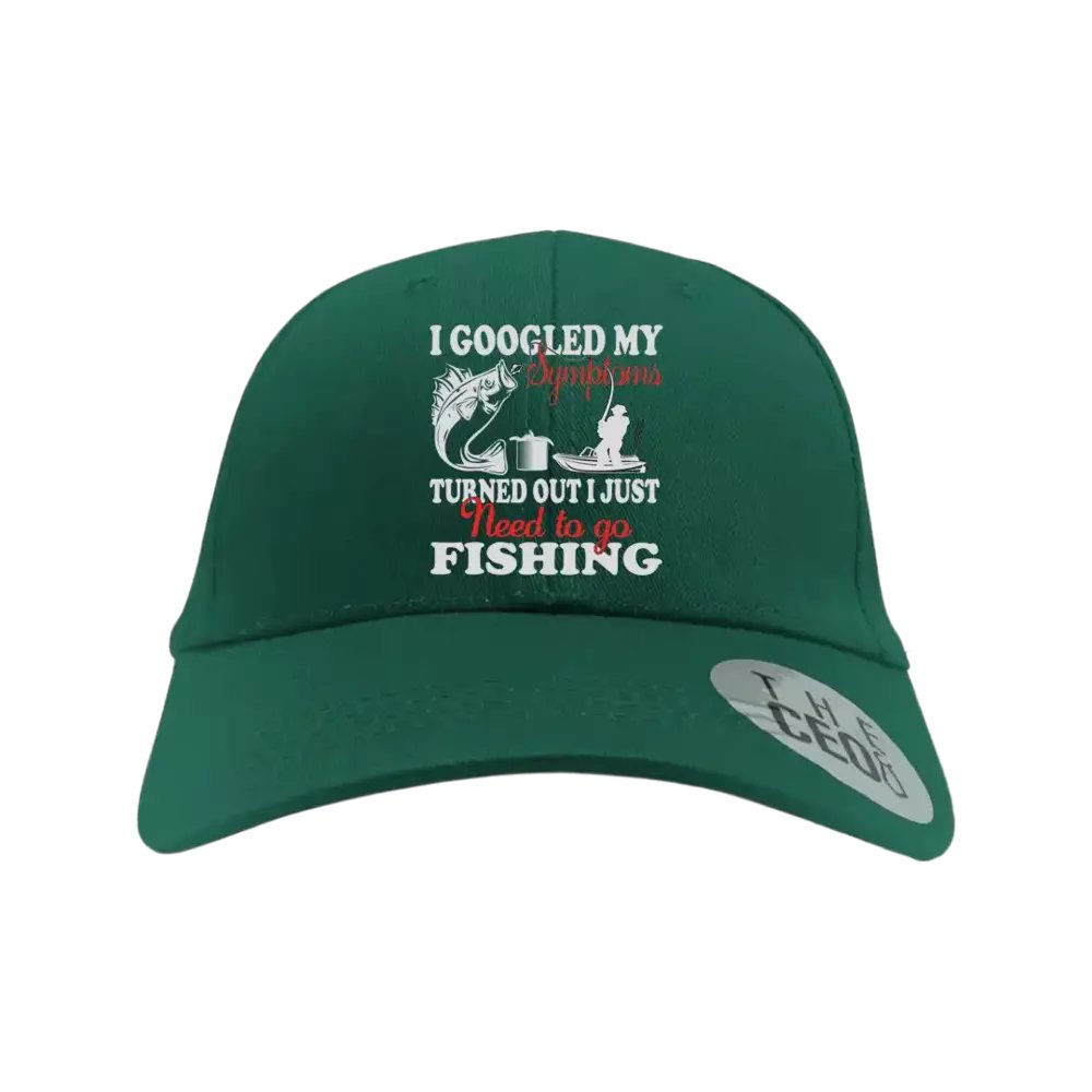 Fishing Symptoms Embroidered Baseball Hat