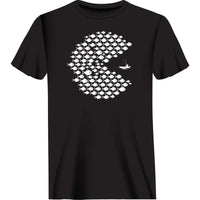 Thumbnail for Fishing Pacman Style Man T-Shirt